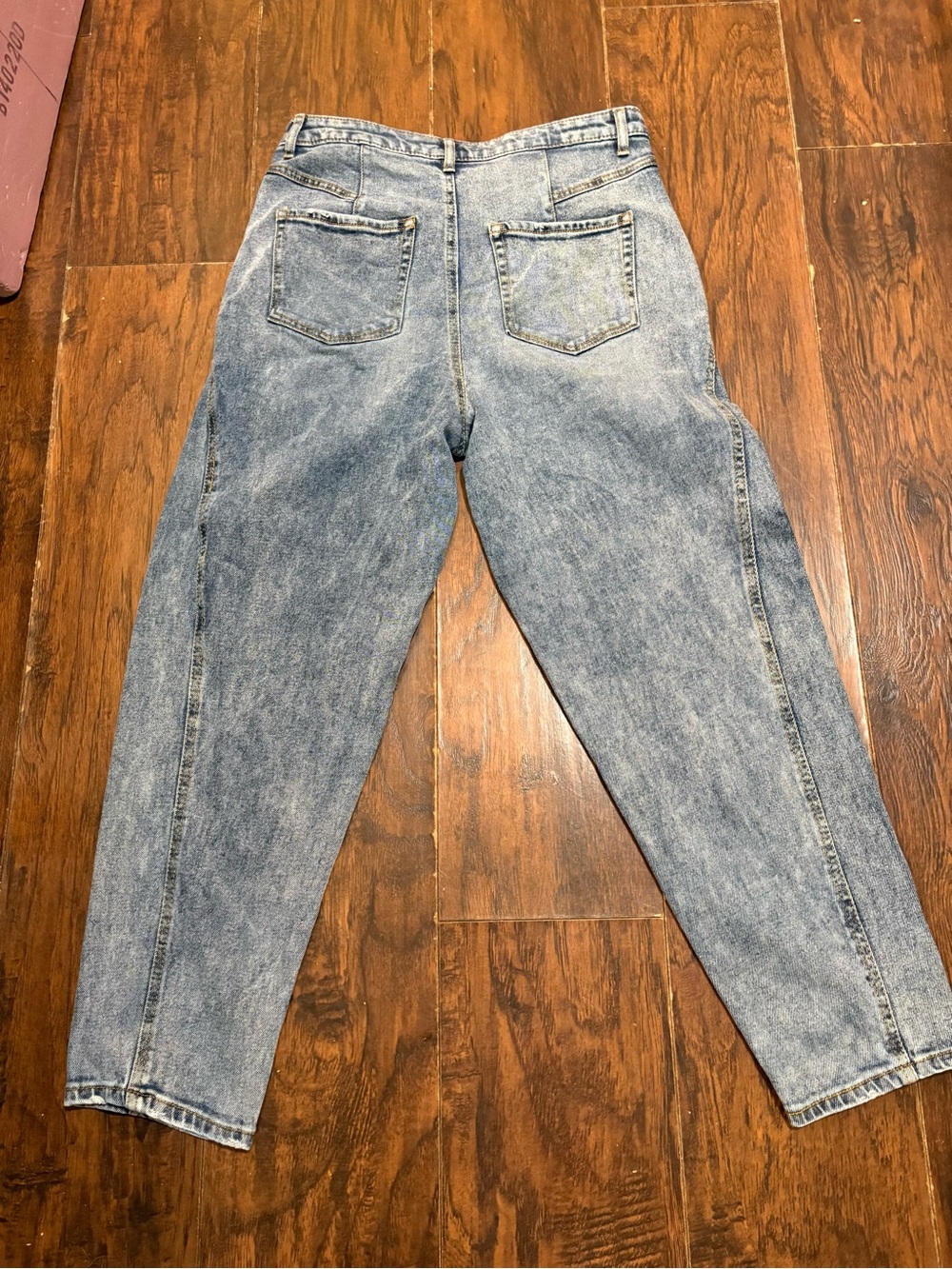 Balloon Jeans Vintage Style High-Waist Tapered Legs